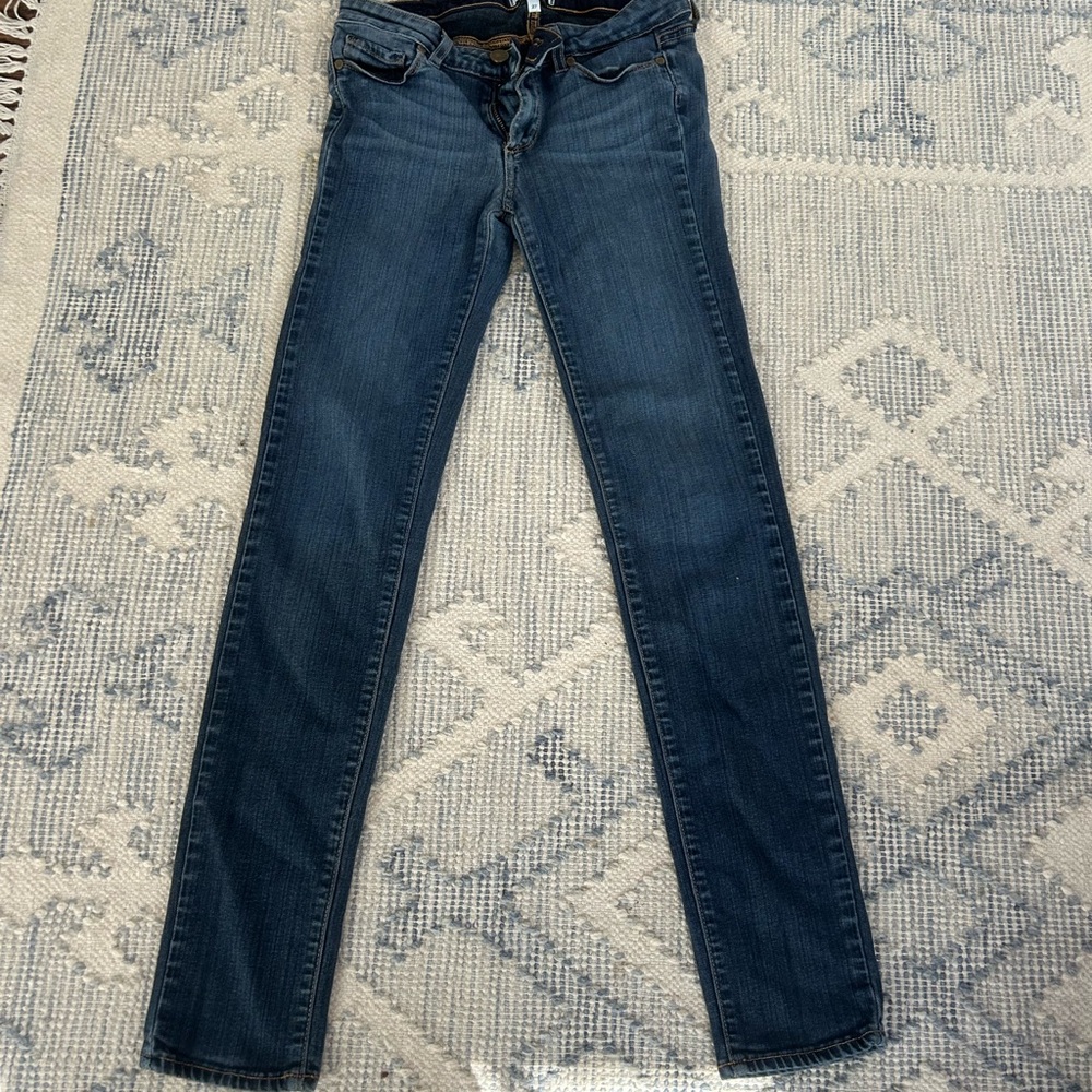 PAIGE Dark Blue Skinny Jeans